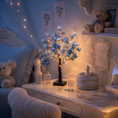 Enchanting Blue Bonsai Tree Light