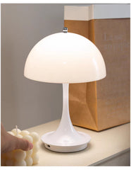 Mid-Century Modern Mushroom Touch Desk Lamp