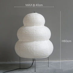 Japandi Style Rice Paper Lamp