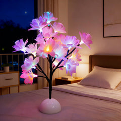 Fiber Optic Cherry Blossom Bonsai Tree Lamp