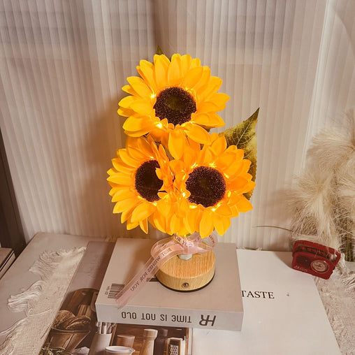 Rechargeable Sunflower Night Light