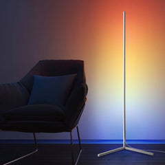  White Corner Floor Lamp