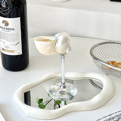 Natural Seashell Crystal Stem Goblet