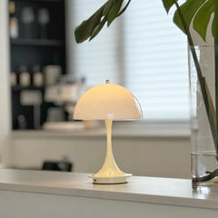 Mid-Century Modern Mushroom Touch Desk Lamp