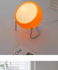 Mid-Century Space Age Glass Table Lamp