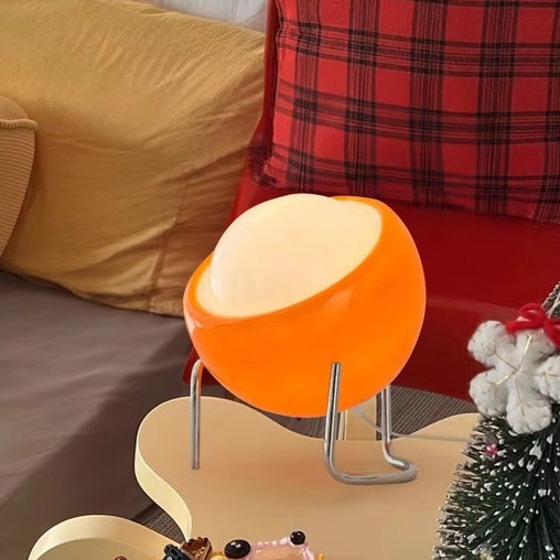 Mid-Century Space Age Glass Table Lamp