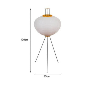 Japandi Style Rice Paper Lamp