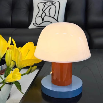 Mid-Century Modern Space Age Mushroom Table Lamp