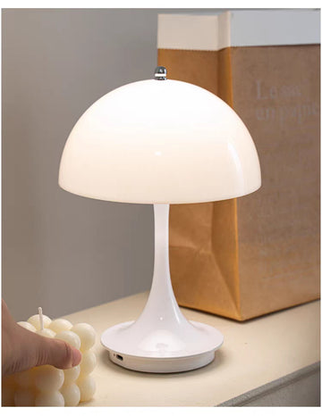 Mid-Century Modern Mushroom Touch Desk Lamp