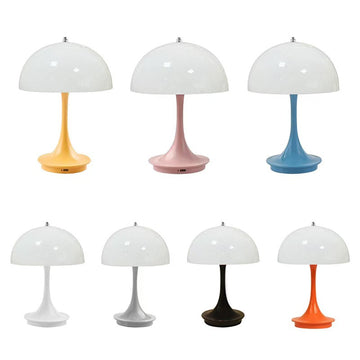 Mid-Century Modern Mushroom Touch Desk Lamp