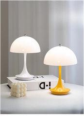 Mid-Century Modern Mushroom Touch Desk Lamp