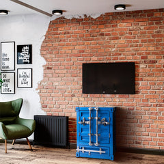 Retro Style Container Side Table