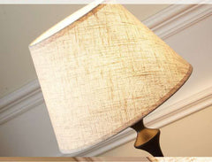 Traditional American Vintage Hourglass Table Lamp